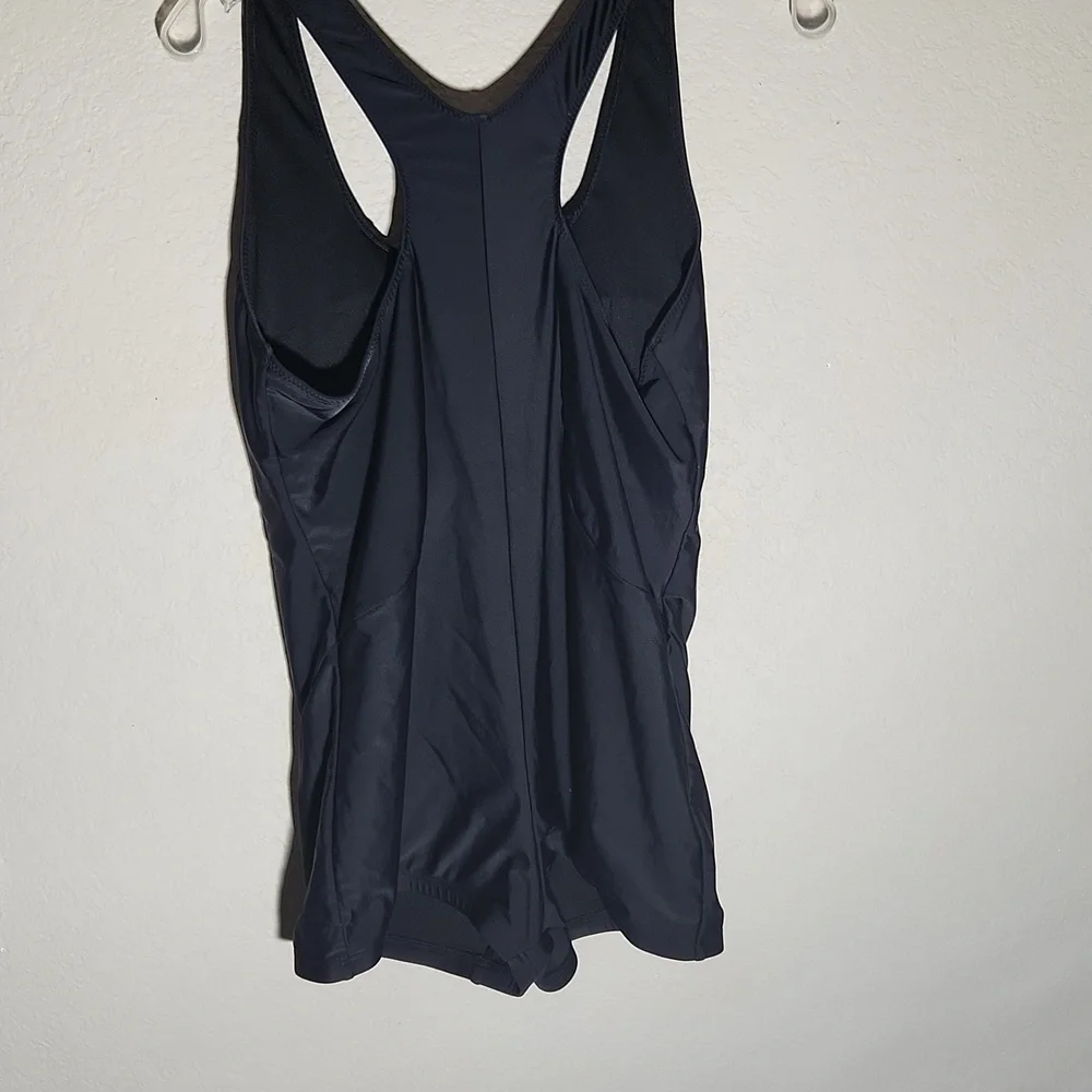 Zeraca Womens Swimsuit Shorts Size L One Piece Black Size 12 TO 14